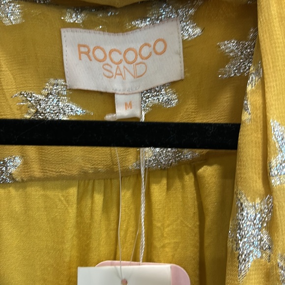 Rococo Sand Vega Yellow Estella dress size M BNWT - Picture 8 of 14